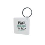 Personalizirani privjesak kvadrat, MDF