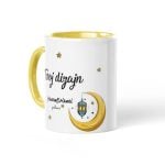 Šalica u boji ručke i unutrašnjosti