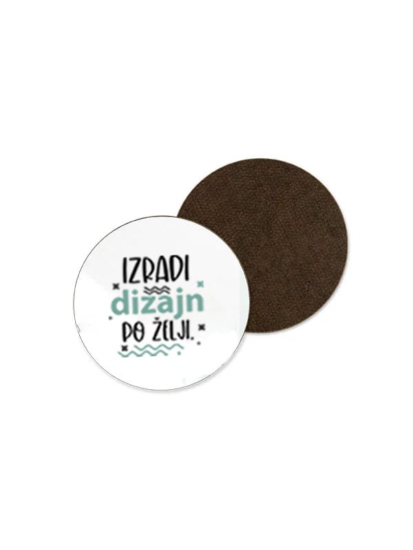 Personalizirani podmetač za čaše s tvojim dizajnom