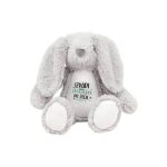 Personalizirani Sivi zeko s tvojim dizajnom