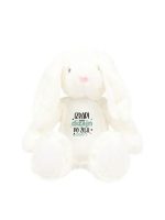 Bijeli Zec s tvojim dizajnom. Personalizirani pokloni