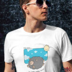 Majica Ja sam crna Ovca - Majica s natpisom Muška