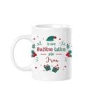 Iz ove božićne šalice pije. Personalizirana božićna šalica