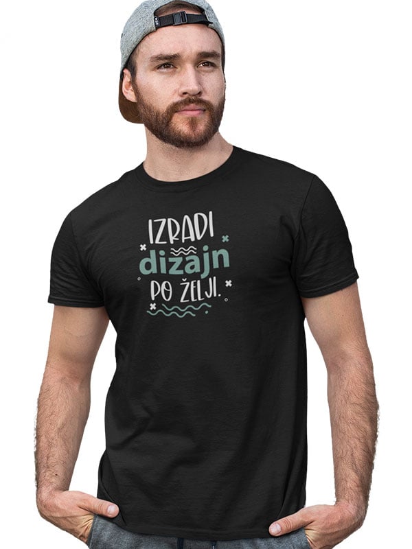 Personalizirana-muska-majica-Crna