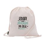Personalizirani ruksak s platnenim vezicama i tvojim dizajnom