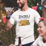Personalizirana muška majica Živjeli i zdravi bili