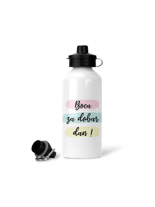 Personalizirana boca za dobar dan. Boca za vodu