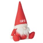 Personalizirani Božićni filcani patuljak, ručno izrađena dekoracija za blagdane.