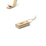 Personalizirani mali notes od bambusa s 80 ljepljivih listića i kraft završnim izgledom