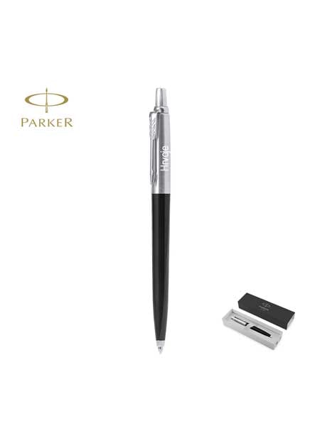 Personalizirana Parker Jotter Recycled kemijska olovka u crnoj kutiji