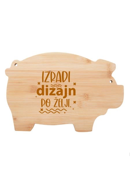 Drvena daska za rezanje s personaliziranim dizajnom
