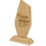 Trofej od bambusa s gravurom i dizajnom po želji