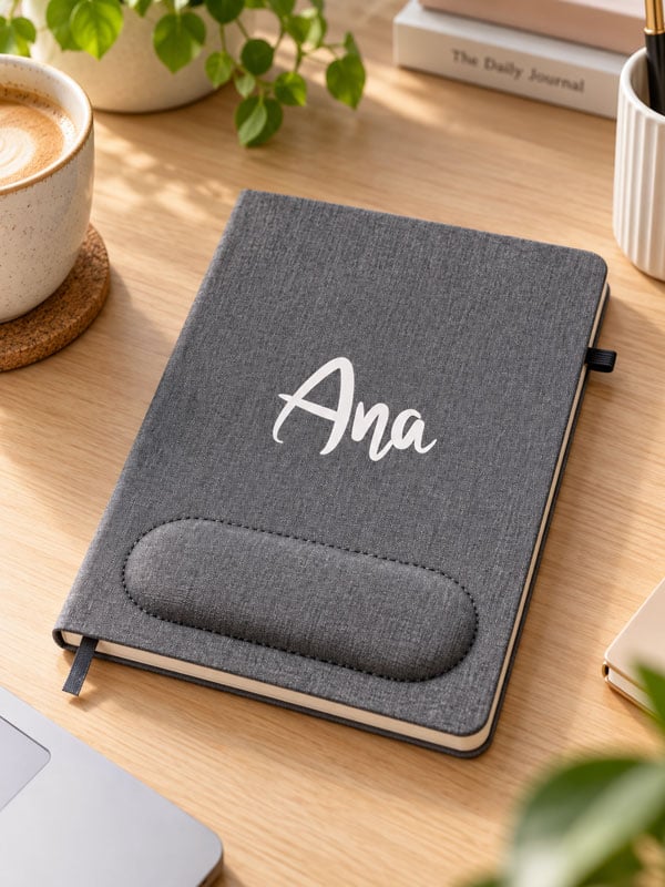 Personalizirani notes s imenom i podlogom za miša