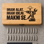 Personalizirani set alata Imam alat u bambusovoj kutiji