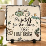Personalizirani pokloni za prijatelja – foto kamen Prijatelj za sve dane