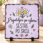 Personalizirani pokloni za prijateljicu – foto kamen Prijateljice po izboru sestre po srcu