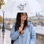 Personalizirani kišobran s imenom Ana i natpisom Ima svoj oblak