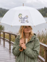 Kišobran Suha glava vedre misli s personalizacijom imenom po želji