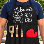 Personalizirana pregača s imenom po izboru i natpisom Ekipa čeka