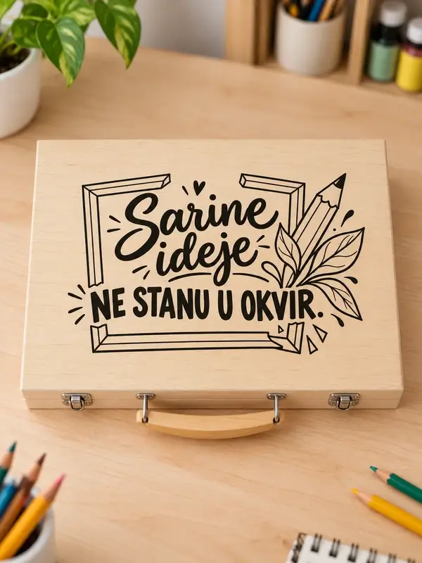 sarine-ideje Personalizirani set - ideje ne sanu u okvir